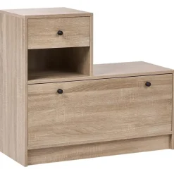 COOMA - Halmeubelset - Lichtbruin - Hout