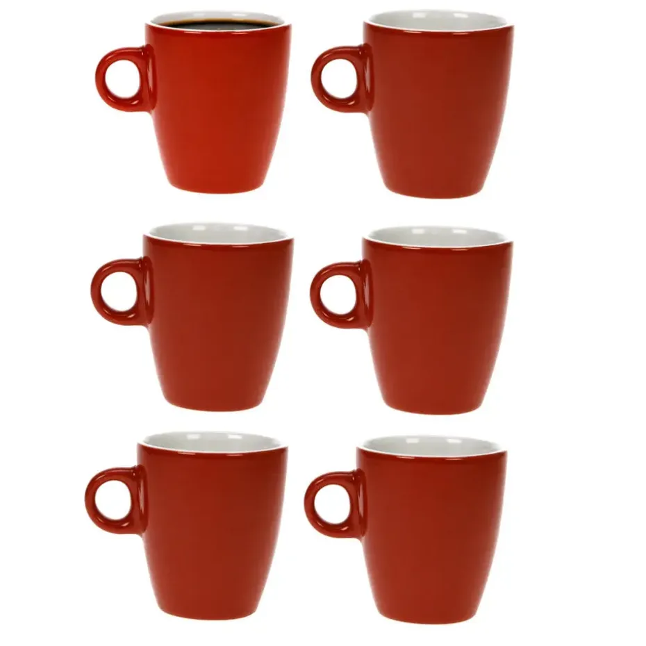 Cosy & trendy Koffiekopje - rood - 190 ml - Keramiek
