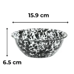 Crow Canyon Home Serviesset Splatter - 4-delig - Blauw