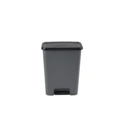 Curver Compatta Prullenbak 50L - Grijs/Zwart