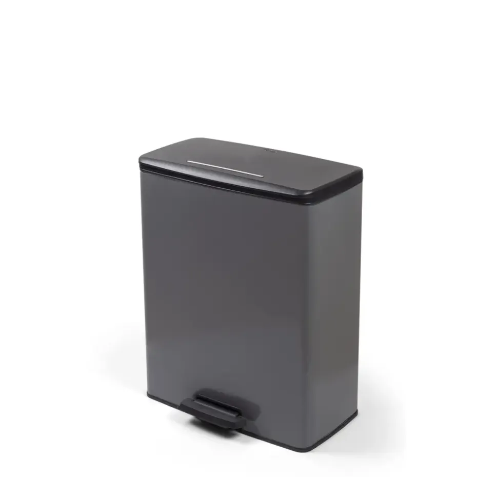 Curver Decobin Prullenbak - 65L - Rechthoekig - Cool Grey