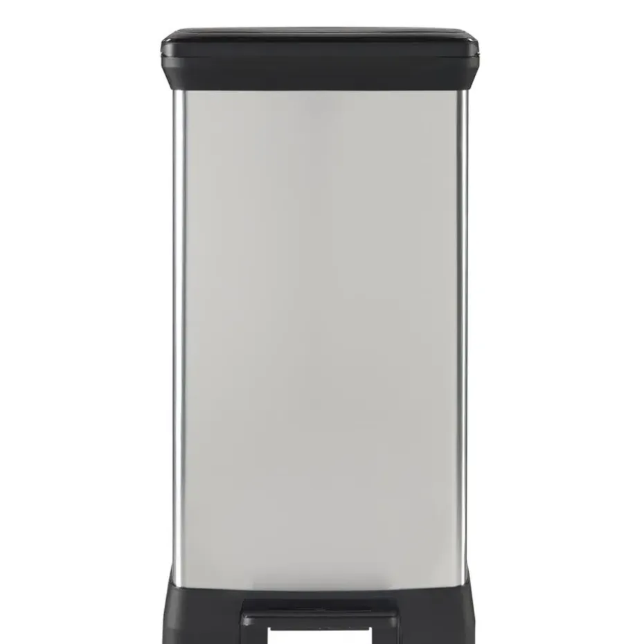 Curver Decobin Prullenbak - 50L - 2 stuks - Metallic