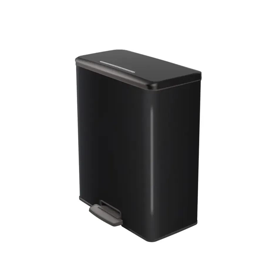 Curver Decobin Prullenbak - 65L - Rechthoekig - Zwart