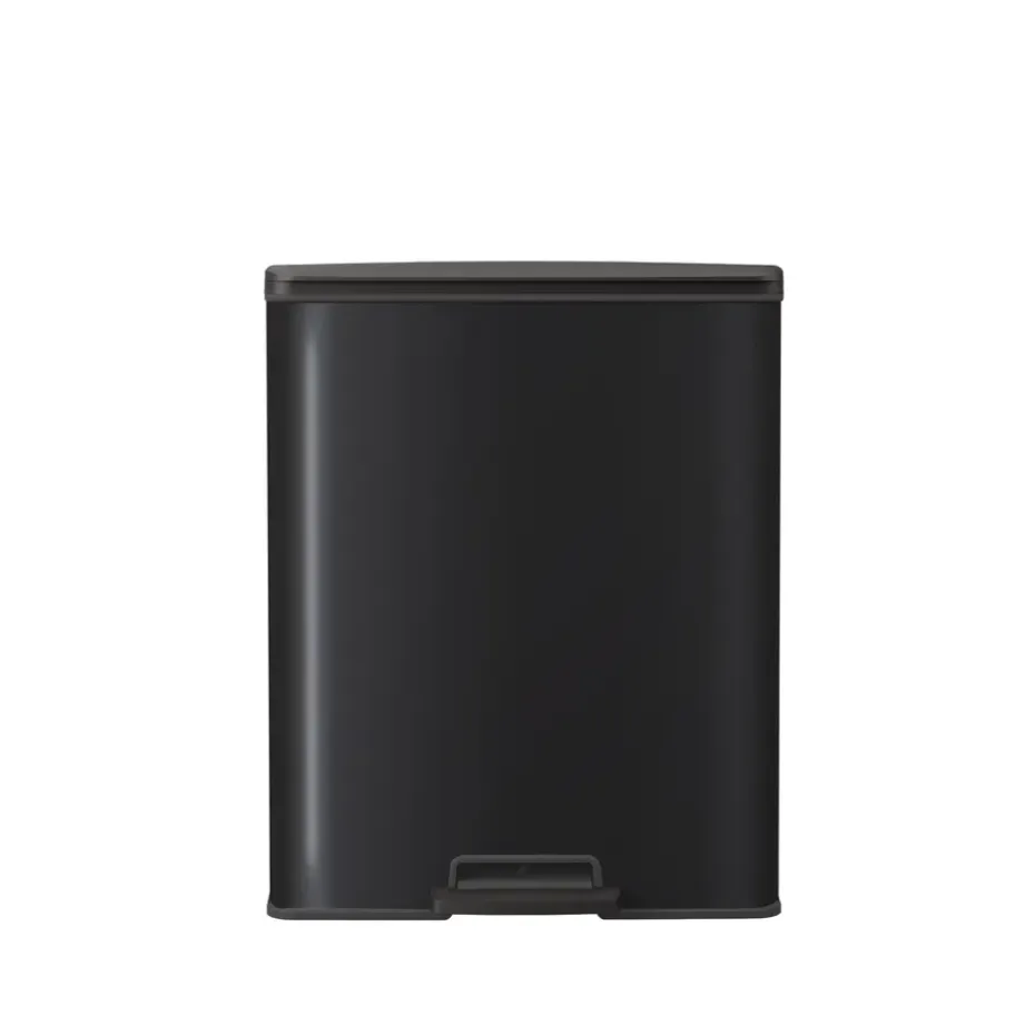 Curver Decobin Prullenbak - 65L - Rechthoekig - Zwart