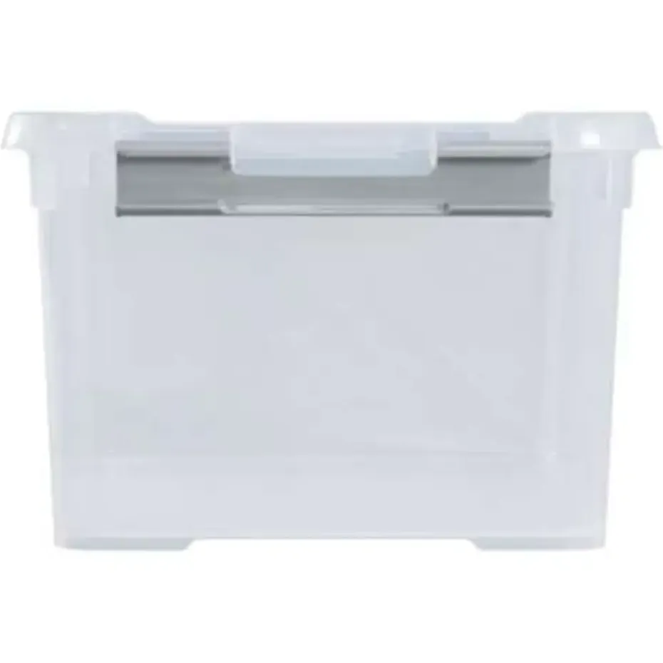Curver Handy+ Opbergbox - 15L - 6 stuks - Transparant met deksel
