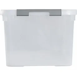 Curver Handy+ Opbergbox - 50L - 2 stuks - Transparant met deksel