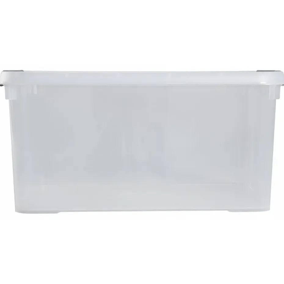 Curver Handy+ Opbergbox - 50L - 2 stuks - Transparant met deksel