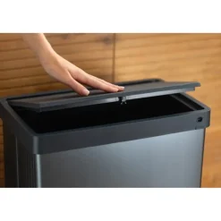 Curver Verto High - Prullenbak 54L - Blauw - 44x27x69cm