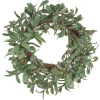DANRUN - Decoratieve krans - Groen - Synthetisch