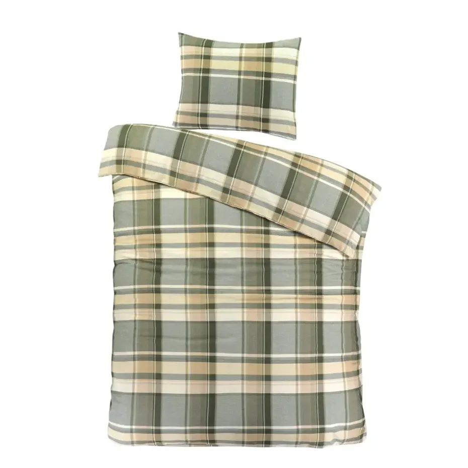 Day Dream Bram - Dekbedovertrek - Eenpersoons - 140 x 200/220 - Groen