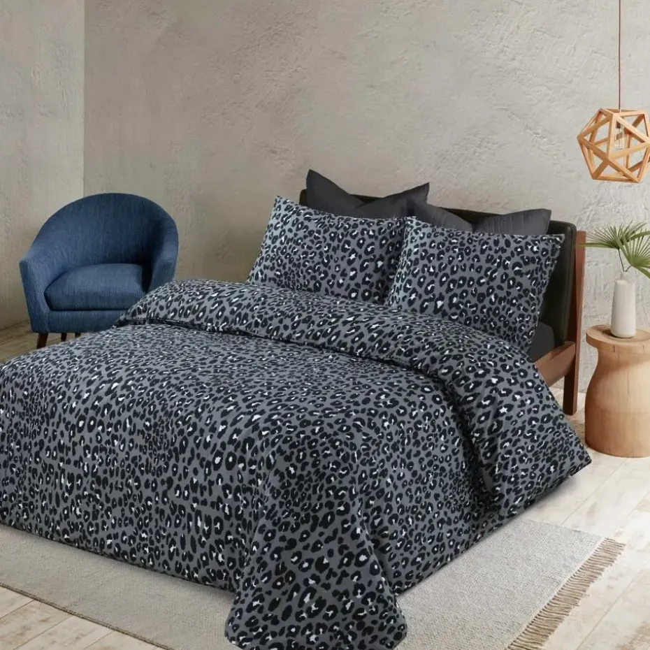 Day Dream Dekbedovertrek Panter - 240x200/220 cm - Grijs