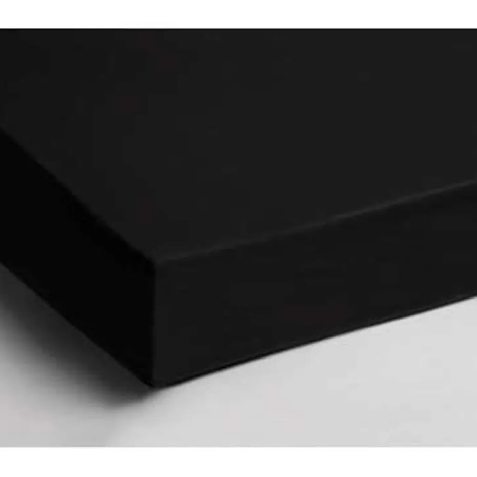 Day Dream Hoeslaken - jersey - 90x200 cm - Zwart