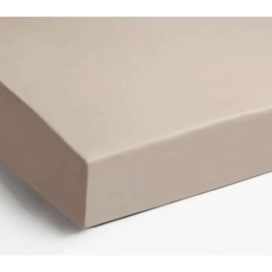 Day Dream Hoeslaken - Strijkvrij - 160x210 cm - Taupe