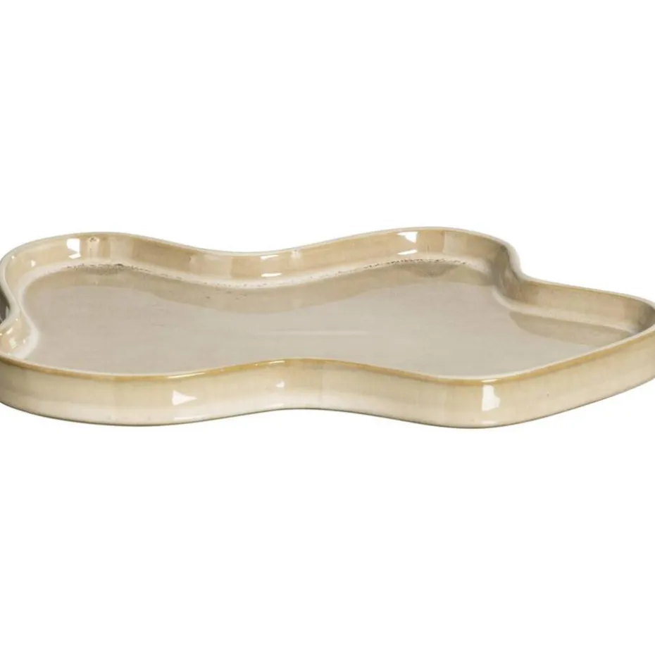 Deco Tray Anna - lichtbruin - 2x25x18 cm
