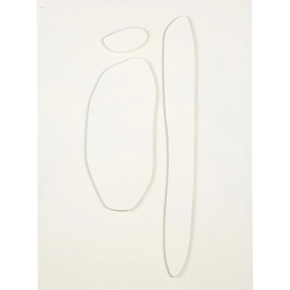 Decopaneel Nordic 2 off-white mdf 70x50 cm
