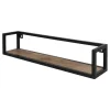 Decor 88 Farrow wandplank industrieel naturel - 17x81x17 cm