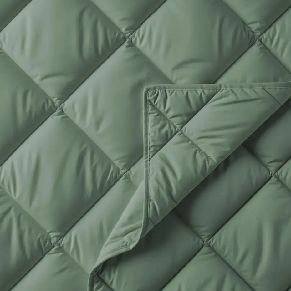 Dekbed zonder Overtrek Diamond 200x200 – Incl. Kussenslopen – Wasbaar – Groen
