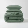 Dekbed zonder Overtrek Diamond 240x200 – Incl. Kussenslopen – Wasbaar – Groen