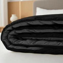 Dekbed zonder Overtrek Diamond 240x200 – Incl. Kussenslopen – Wasbaar – Zwart
