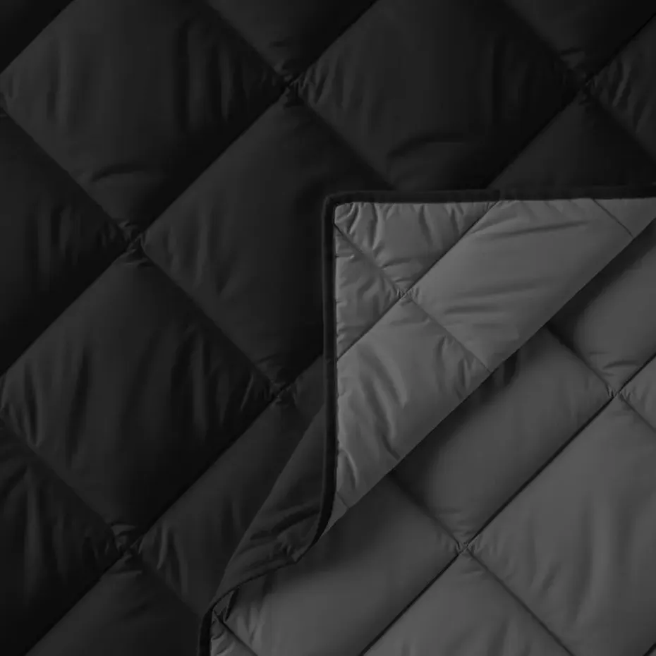 Dekbed zonder Overtrek Diamond 240x200 – Incl. Kussenslopen – Wasbaar – Zwart