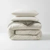 Dekbed zonder Overtrek Diamond 240x200 – Met Kussenslopen – Wasbaar – Crème/Kaki