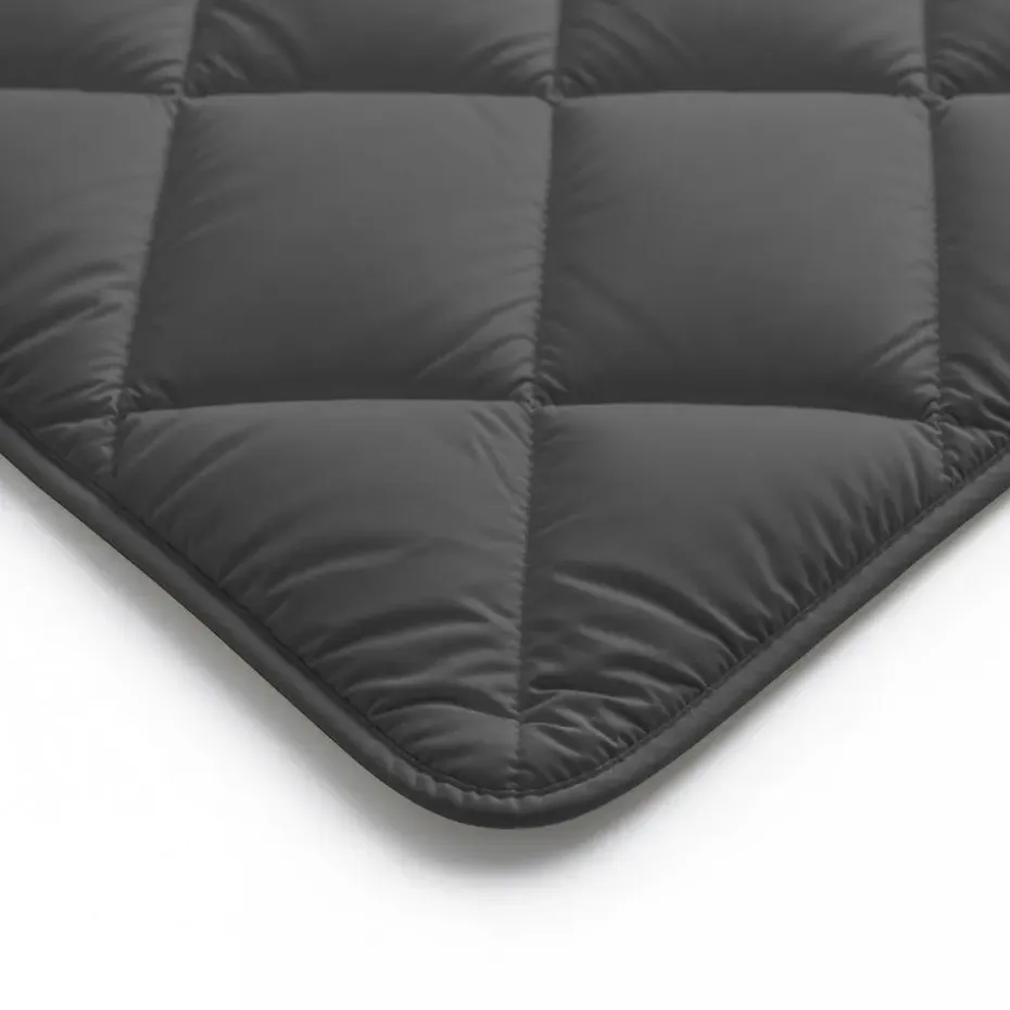 Dekbed zonder Overtrek Diamond 240x200 – Met Kussenslopen – Wasbaar – Antraciet