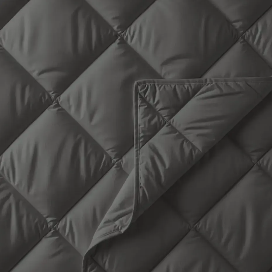 Dekbed zonder Overtrek Diamond 240x200 – Met Kussenslopen – Wasbaar – Antraciet