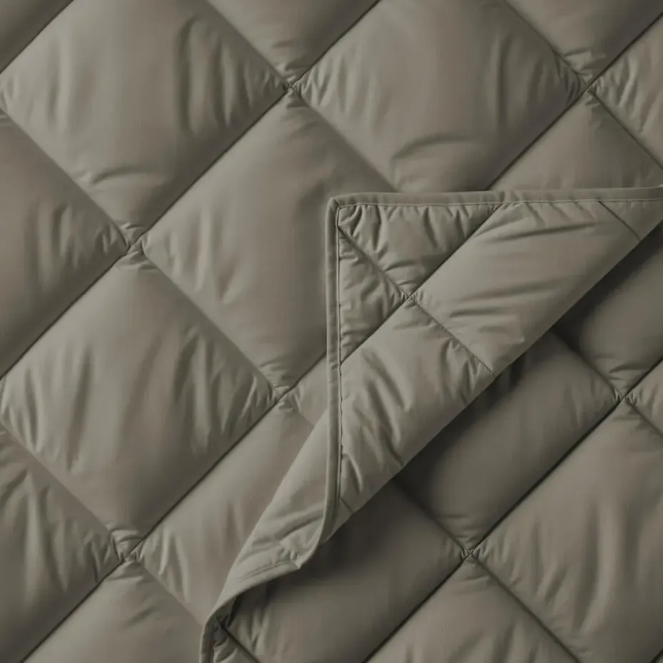 Dekbed zonder Overtrek Diamond 240x200 – Incl. Kussenslopen – Wasbaar – Kaki