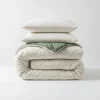 Dekbed zonder Overtrek Diamond 200x200 – Met Kussenslopen – Wasbaar – Groen/Kaki