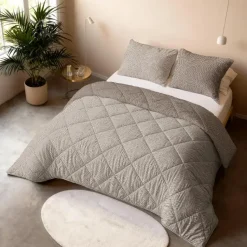 Dekbed zonder Overtrek Solitude 200x200 – Zacht & Wasbaar – Incl. 2 Kussenslopen