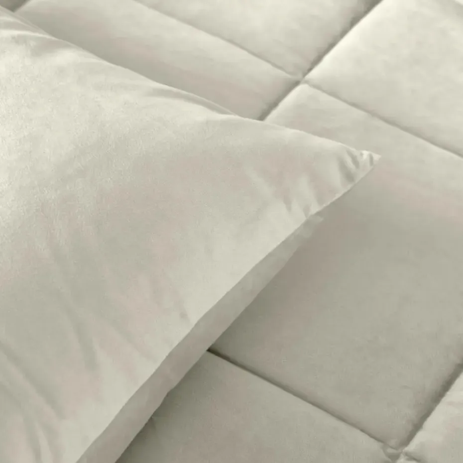 Dekbed zonder Overtrek Velvet 140x200 – Superzacht & Wasbaar – Crème