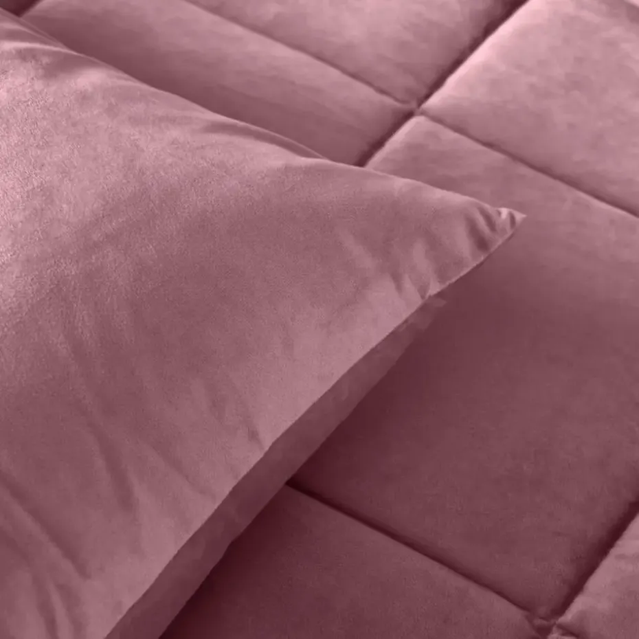 Dekbed zonder Overtrek Velvet 240x200 – Superzacht & Wasbaar – Roze