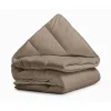 Dekbed zonder Overtrek 240x200 – Incl. Kussenslopen – Wasbaar – Taupe