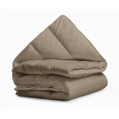 Dekbed zonder Overtrek 240x200 – Incl. Kussenslopen – Wasbaar – Taupe