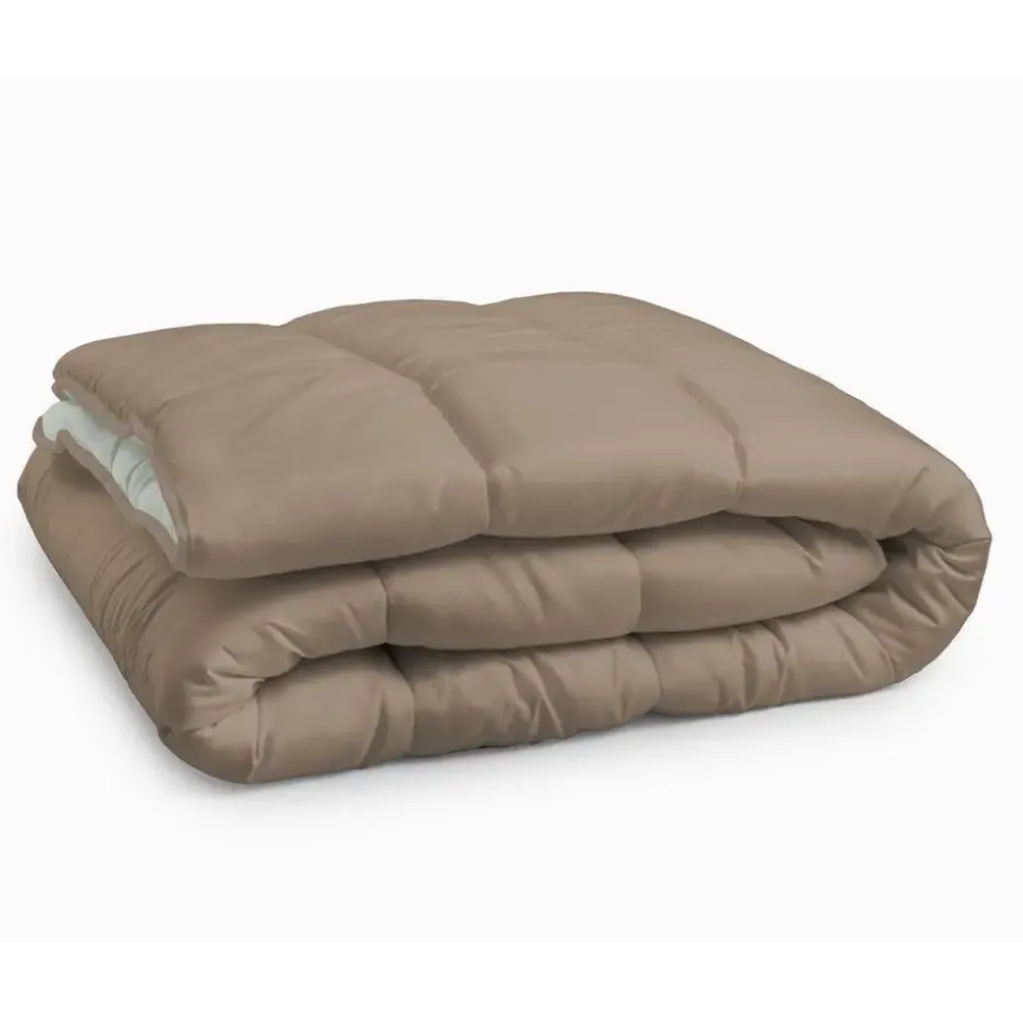 Dekbed zonder Overtrek 140x200 – Incl. Kussenslopen – Wasbaar – Taupe
