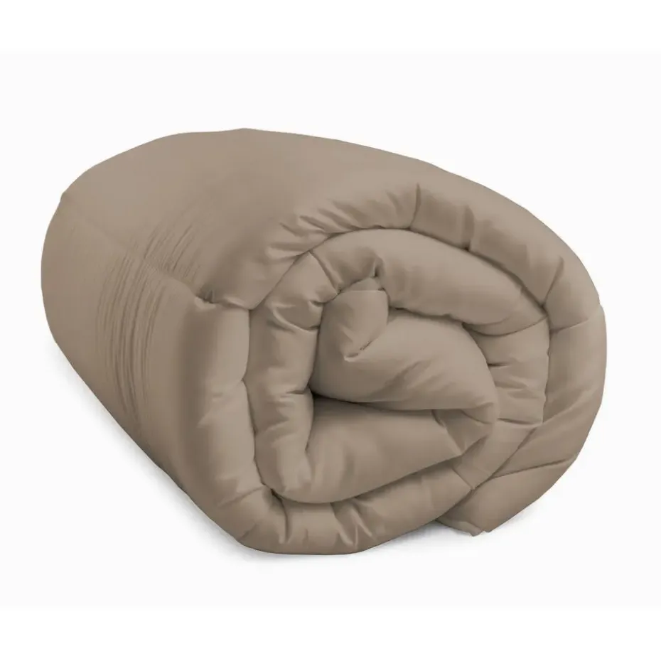 Dekbed zonder Overtrek 140x200 – Incl. Kussenslopen – Wasbaar – Taupe