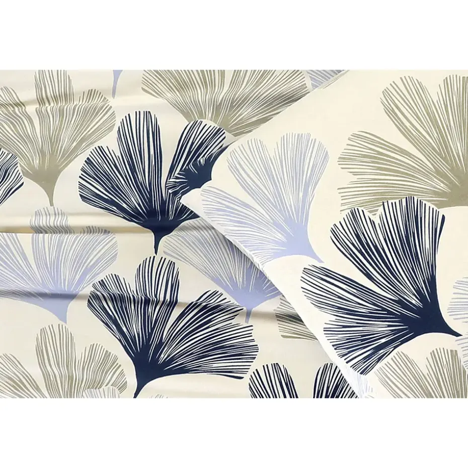 Dekbedovertrek Boaz - wit/blauw - 240x220 cm