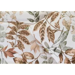 Dekbedovertrek Celina - wit/terra - 140x220 cm