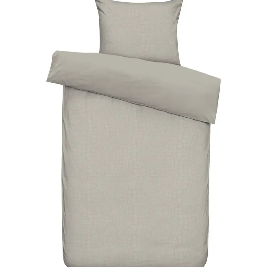 Dekbedovertrek Cozy Contour - zand - 140x220 cm