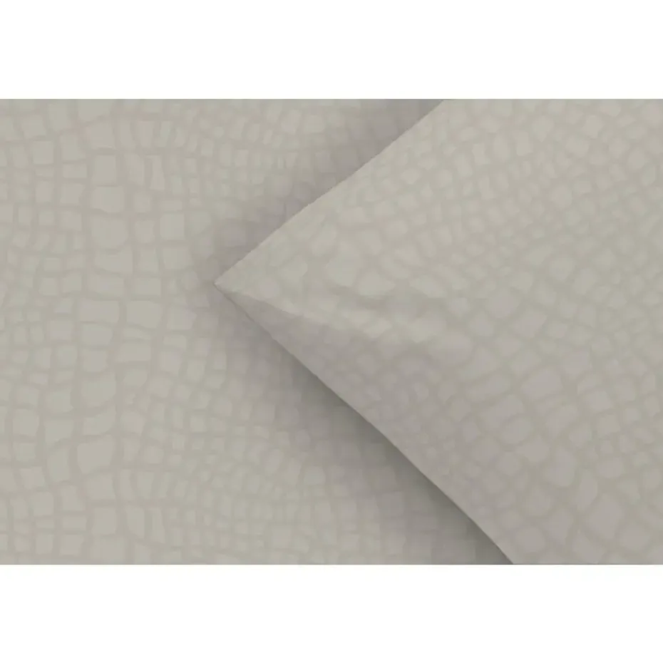 Dekbedovertrek Cozy Contour - zand - 140x220 cm