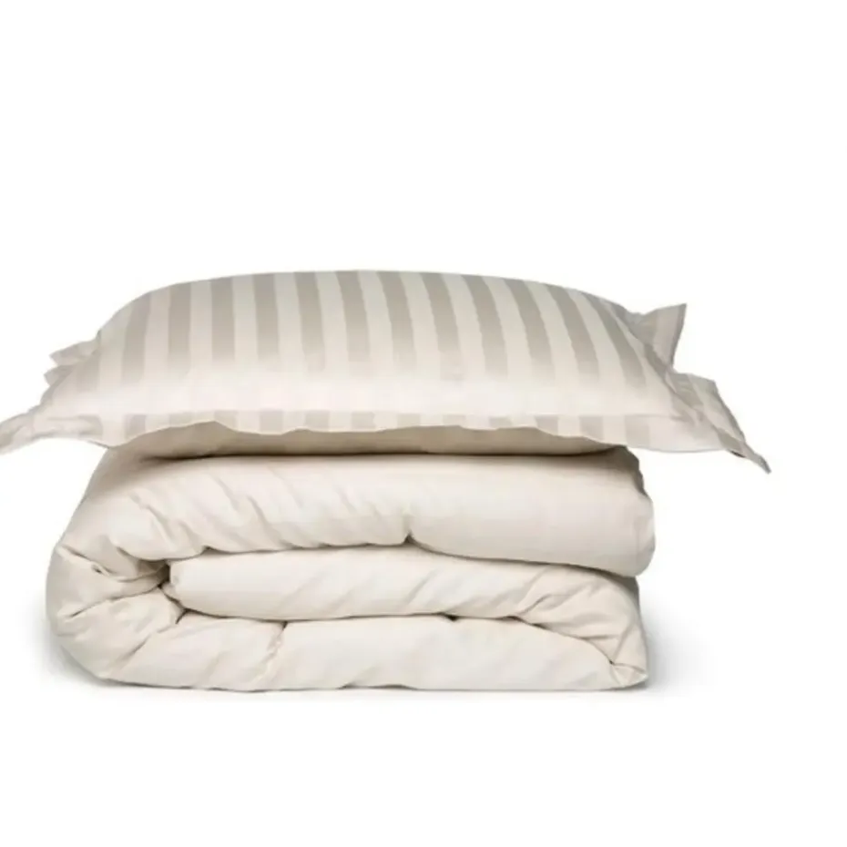 Dekbedovertrek Damai Linea Ivory Satijn-140x200/220