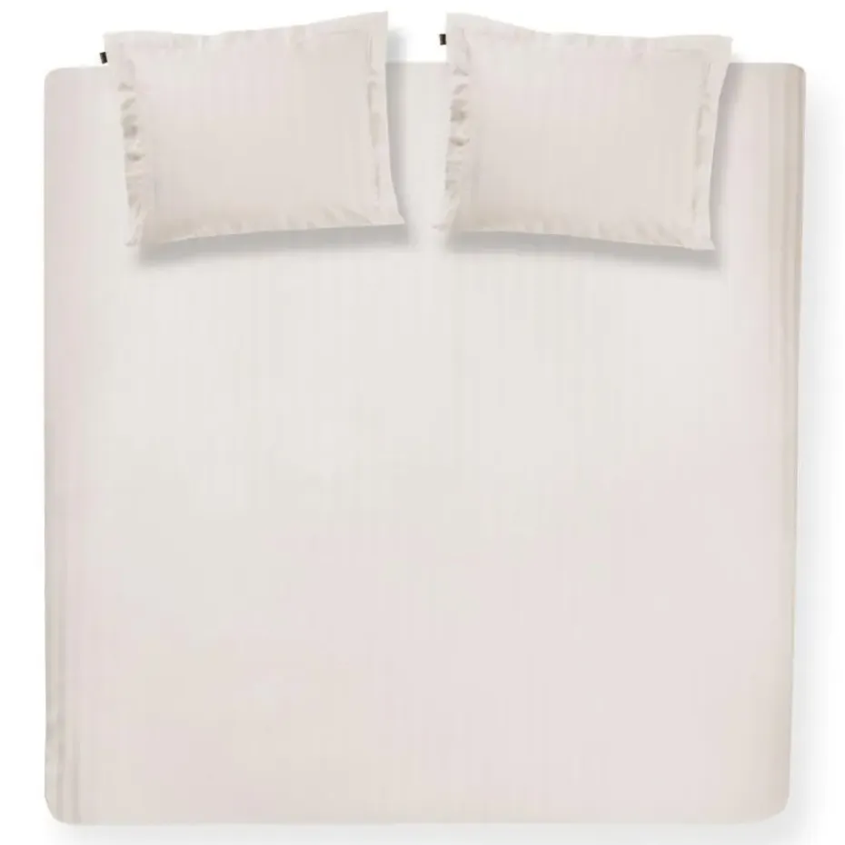 Dekbedovertrek Damai Linea Ivory Satijn-140x200/220