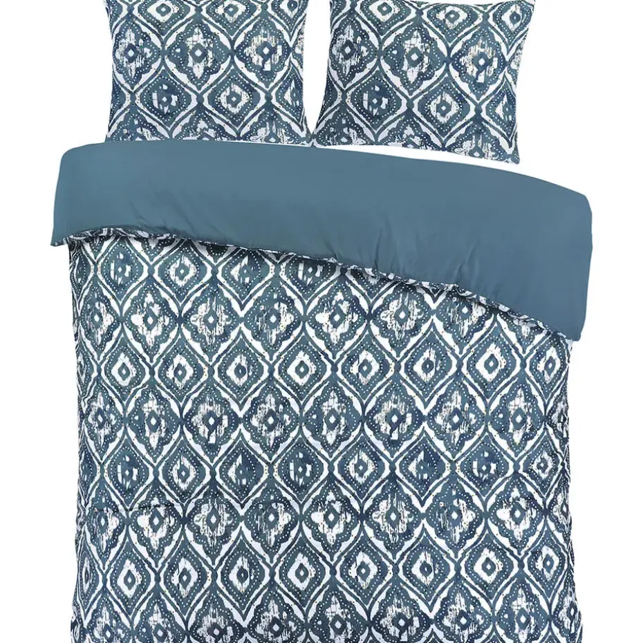 Dekbedovertrek Fez - blauw - 240x220 cm