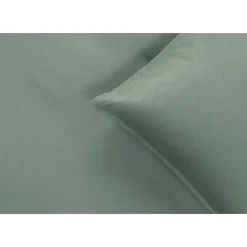 Dekbedovertrek Jorrit effen - groen - 140x200/220 cm