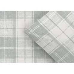 Dekbedovertrek Laurens - off-white/groen - 140x200/220 cm