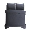 Dekbedovertrek Milano 240x220 – Fluweelzacht Uni Design – Antraciet