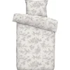 Dekbedovertrek Noalyn - off-white/taupe - 140x200/220 cm