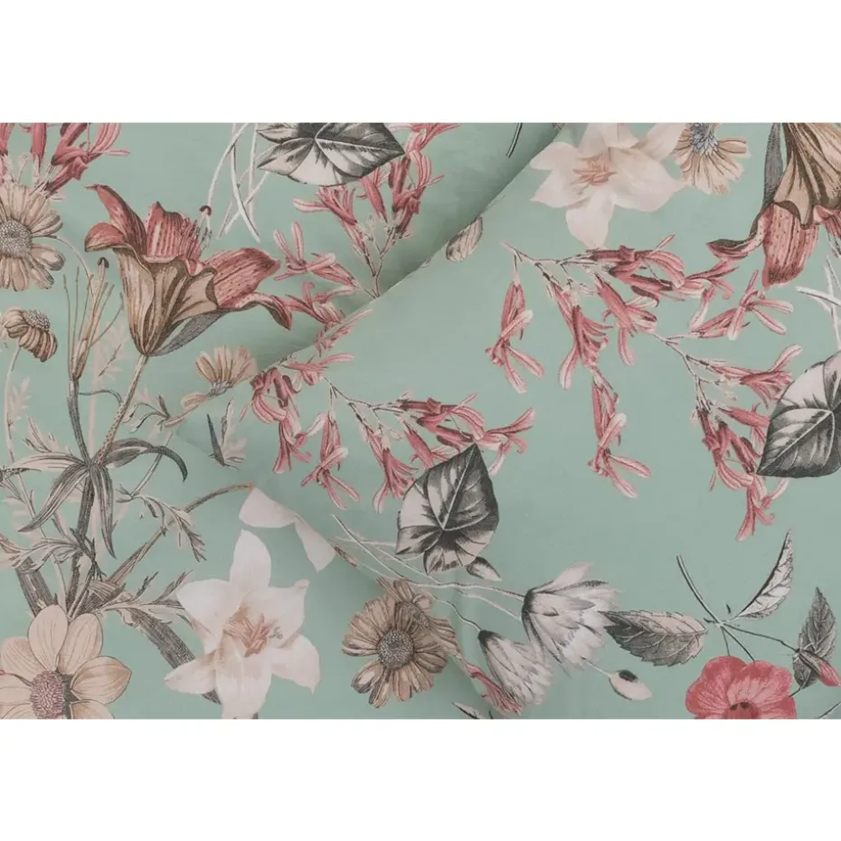Dekbedovertrek Norah - groen - 200x200/220 cm