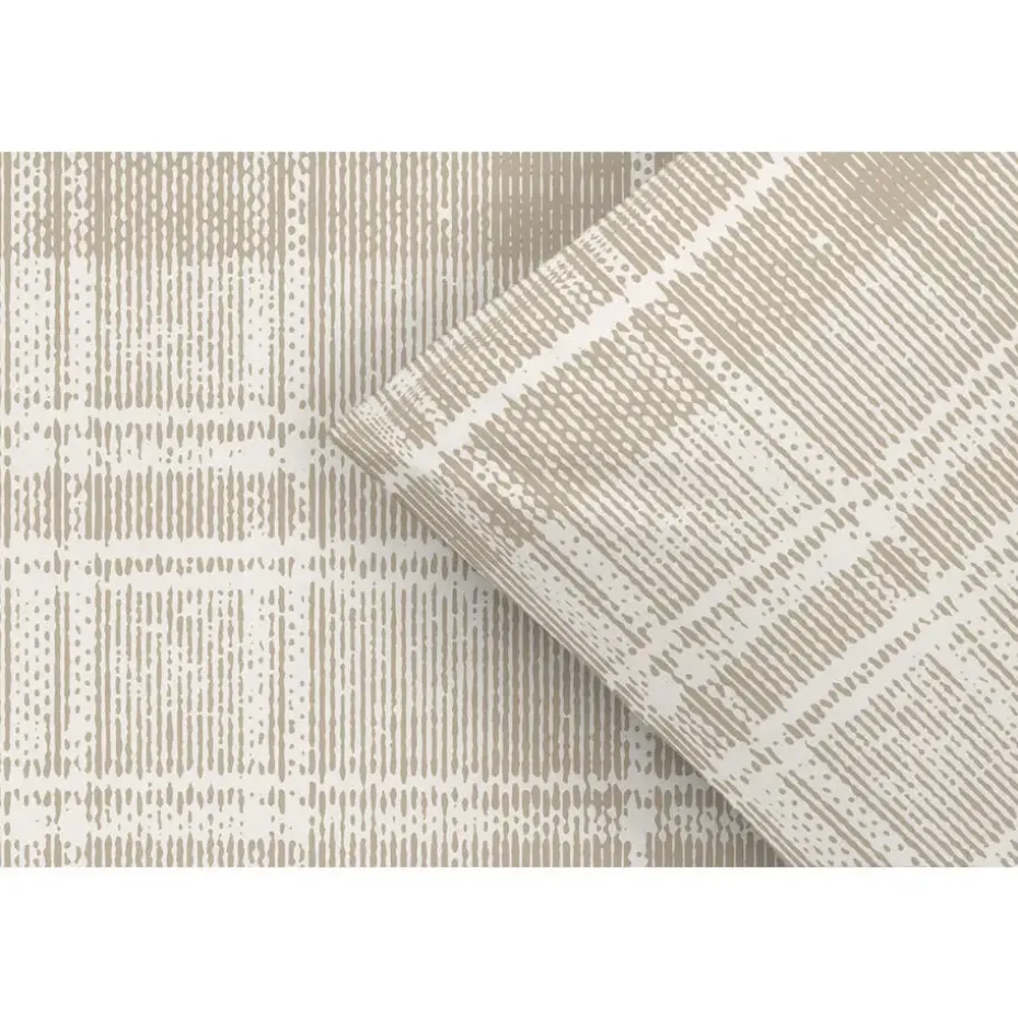 Dekbedovertrek Philip - zand/taupe - 200x200/220 cm