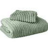 Dekbedovertrek Teddy Rib 140x220 – Fluweelzacht & Knus Design - Groen